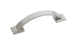 Amerock Candler Half Oval Arch Cabinet Pull 3 In. Satin Nickel 5 Pk