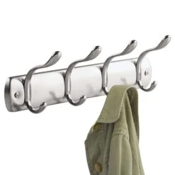 IDesign 13 In. L Chrome Silver Steel Hook Rack 1 Pk