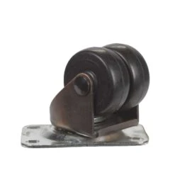 Shepherd Hardware 2 In. D Swivel Soft Rubber Dual Wheel Caster 160 Lb 1 Pk