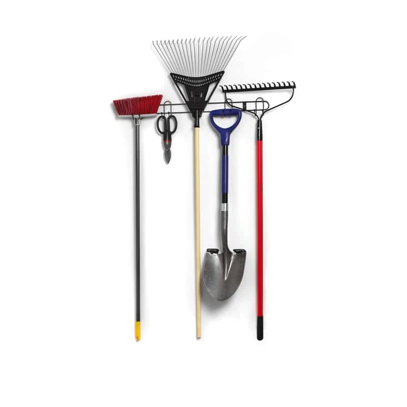 Spectrum 30.5 In. L Gray Steel Hook Rack 1 Pk 3 Spectrum 30.5 In. L Gray Steel Hook Rack 1 Pk