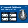 Titan 8 In. D Rubber Pneumatic Caster 310 Lb 1 Pk 2 Titan 8 In. D Rubber Pneumatic Caster 310 Lb 1 Pk -Supply Tools Market 1048bb61 d67d 45f6 9e93 e8aeb23b7bbe