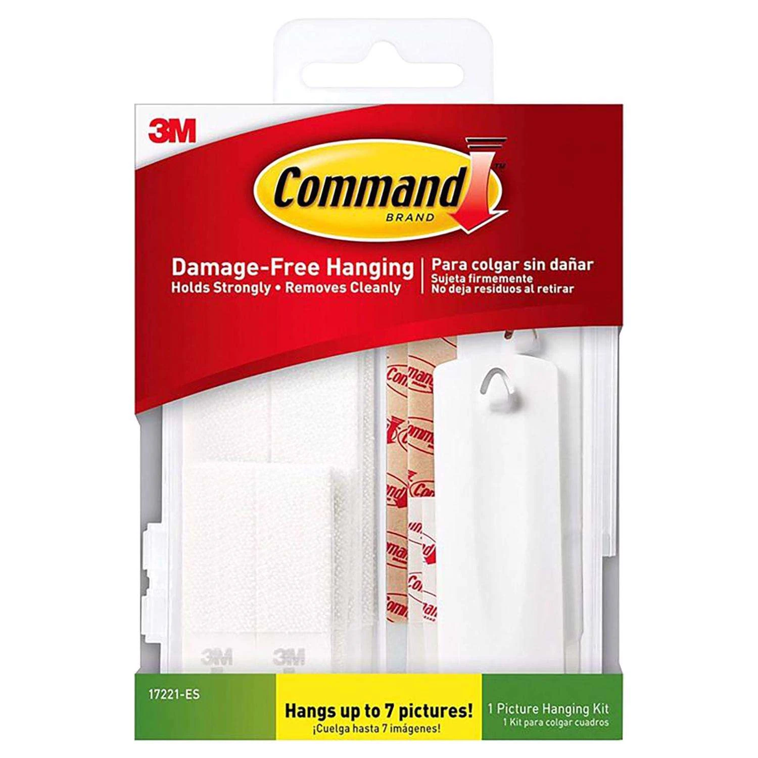 3M Command White Assorted Picture Hanging Set 4 Lb 16 Pk 3 3M Command White Assorted Picture Hanging Set 4 Lb 16 Pk