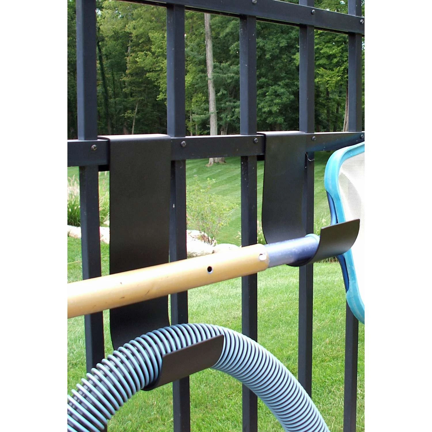 MIDE Products 6 In. L Powder Coated Black Aluminum Short Slip-On Hook 25 Lb. Cap. 2 Pk 5 MIDE Products 6 In. L Powder Coated Black Aluminum Short Slip-On Hook 25 Lb. Cap. 2 Pk - Image 3