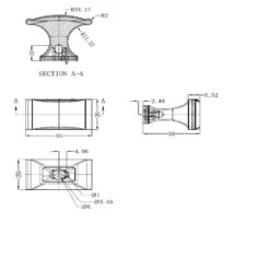 Richelieu Traditional Rectangle Cabinet Knob 25/32 In. D 1-3/16 In. Brushed Nickel 10 Pk -Supply Tools Market 149631e1 7867 4942 b432 fd1201f0cc03