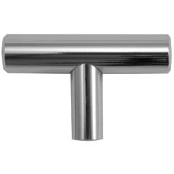 Laurey Melrose Traditional T-Shape Cabinet Knob 2 In. D 1-1/4 In. Polished Chrome 10 Pk -Supply Tools Market 184c69c1 b785 4102 821b b6a6321ad4a9