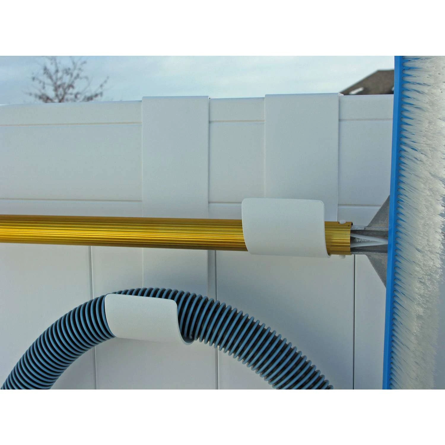 MIDE Products 10 In. L Powder Coated White Aluminum Long Slip-On Hook 25 Lb. Cap. 2 Pk 6 MIDE Products 10 In. L Powder Coated White Aluminum Long Slip-On Hook 25 Lb. Cap. 2 Pk - Image 4