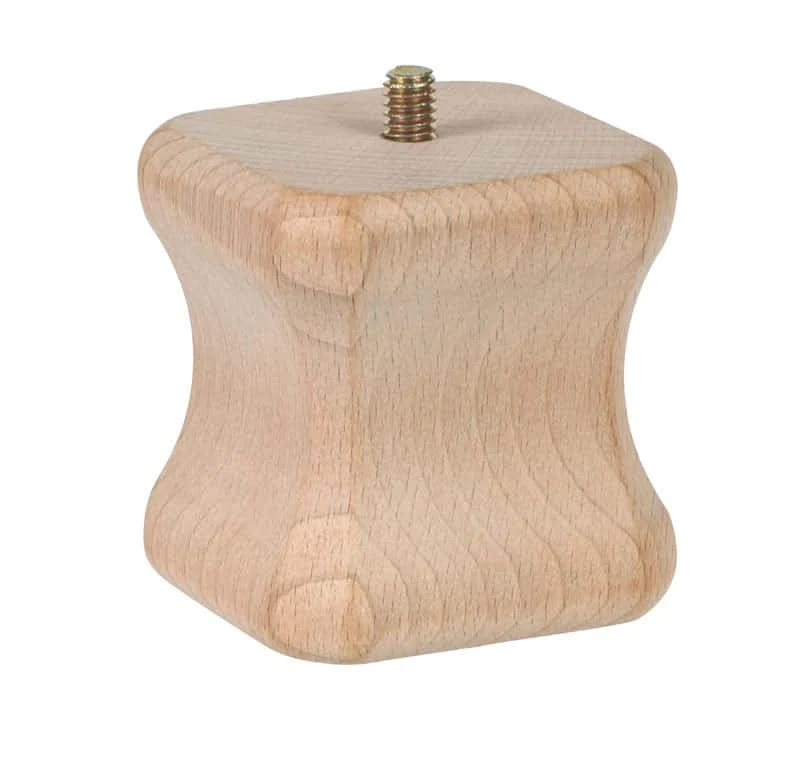 Waddell 2-1/2 In. H Old English Wood Bun Foot 3 Waddell 2-1/2 In. H Old English Wood Bun Foot