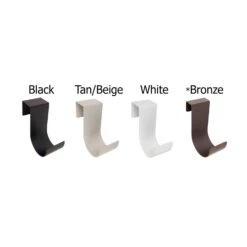 MIDE Products 6 In. L Powder Coated Black Aluminum Short Slip-On Hook 25 Lb. Cap. 2 Pk 8 MIDE Products 6 In. L Powder Coated Black Aluminum Short Slip-On Hook 25 Lb. Cap. 2 Pk -Supply Tools Market 2456b0a9 2939 4b43 b43d 9444900095b4