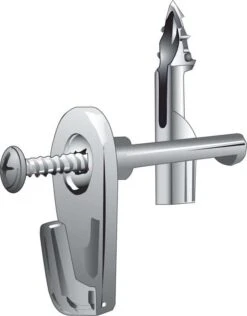 Hillman MegaHook Brass-Plated Silver Heavy Duty Picture Hook Kit 100 Lb 1 Pk