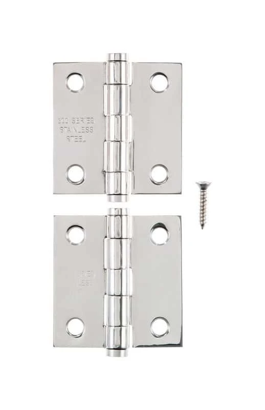 Ace 1.1 In. W X 2 In. L Stainless Steel Silver Stainless Steel Narrow Hinge 2 Pk 3 Ace 1.1 In. W X 2 In. L Stainless Steel Silver Stainless Steel Narrow Hinge 2 Pk