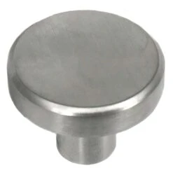 Laurey Melrose Flat Round Cabinet Knob 1.25 In. D Stainless Steel 1 Pk -Supply Tools Market 2c7b592b a60b 44a6 8435 ebfc9f0f333f