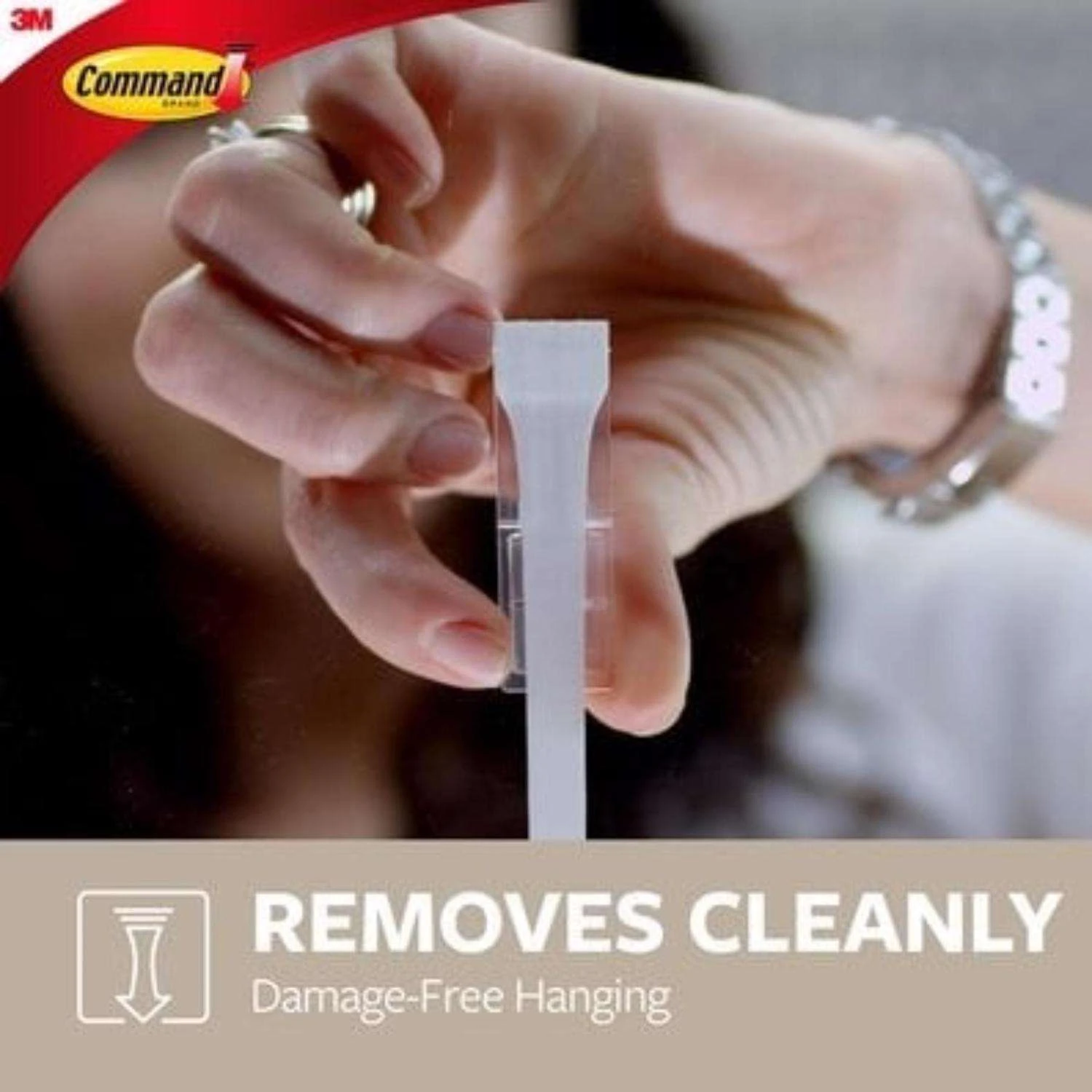 3M Command 2 In. L Matte Black Metal Large Double Hook 4 Lb. Cap. 1 Pk 6 3M Command 2 In. L Matte Black Metal Large Double Hook 4 Lb. Cap. 1 Pk - Image 4