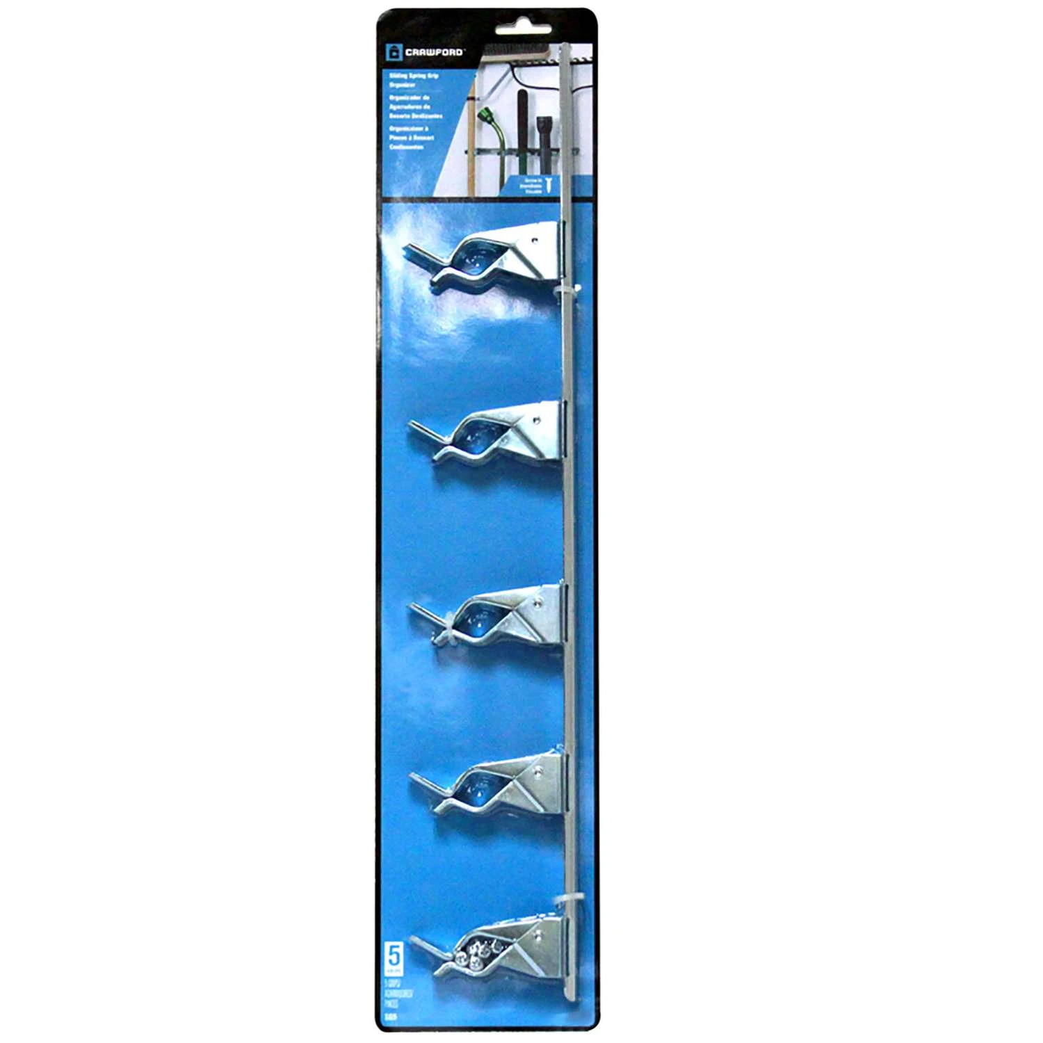 Crawford Zinc-Plated Silver Steel Spring Clip For 7/8 1 Pk 4 Crawford Zinc-Plated Silver Steel Spring Clip For 7/8 1 Pk - Image 2