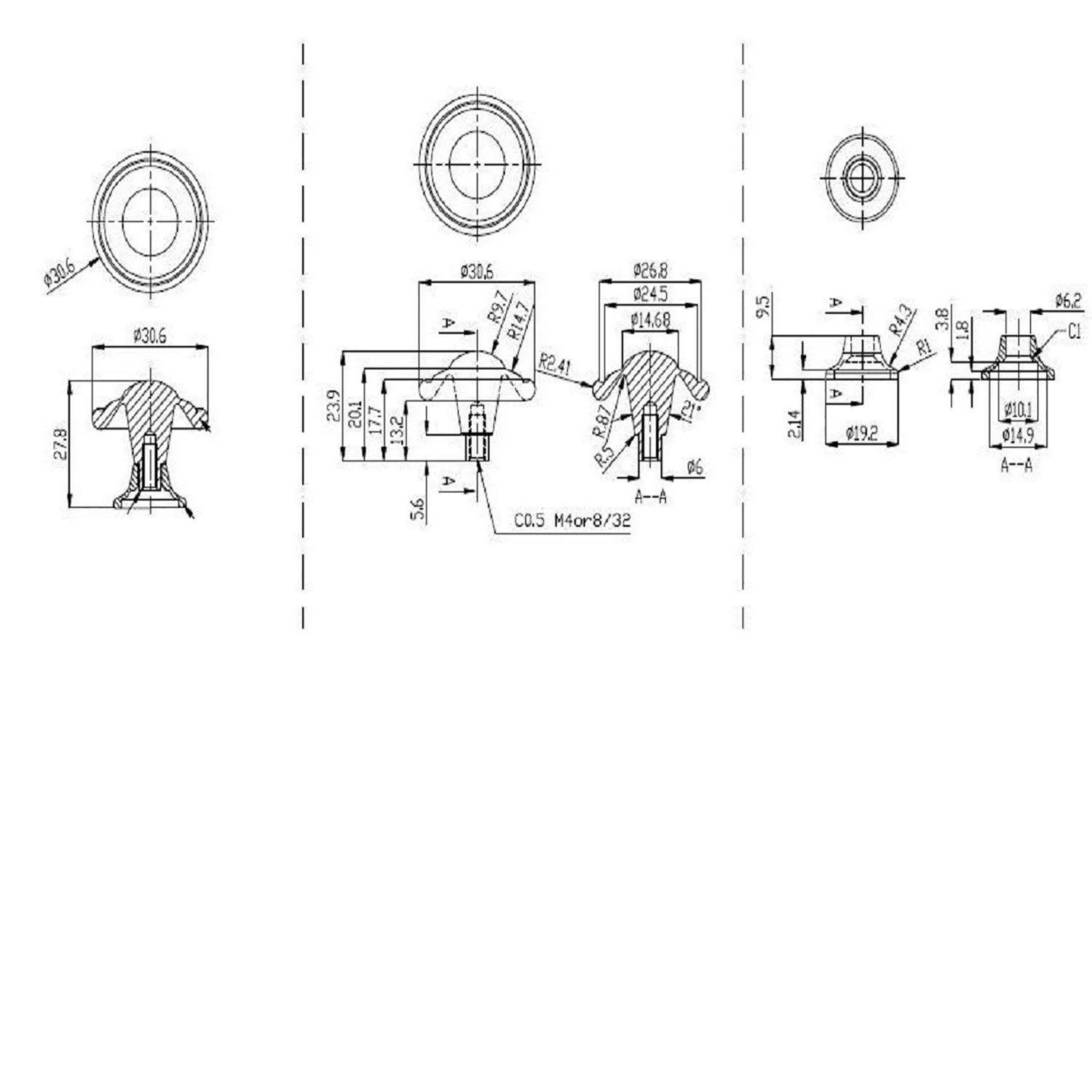 Richelieu Traditional Round Cabinet Knob 1-3/16 In. D 1-3/32 In. Brushed Oil Rubbed Bronze 10 Pk 6 Richelieu Traditional Round Cabinet Knob 1-3/16 In. D 1-3/32 In. Brushed Oil Rubbed Bronze 10 Pk - Image 4