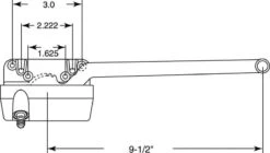 Prime-Line White Steel Right Single-Arm Casement Window Operator For Truth 5 Prime-Line White Steel Right Single-Arm Casement Window Operator For Truth -Supply Tools Market 3460195e 0956 4966 85fd 75142a81b5c6