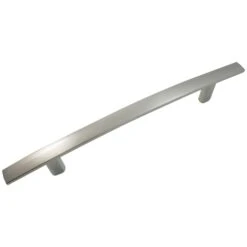 Laurey Contempo Cabinet Pull 128 In. Satin Nickel Silver 1 Each