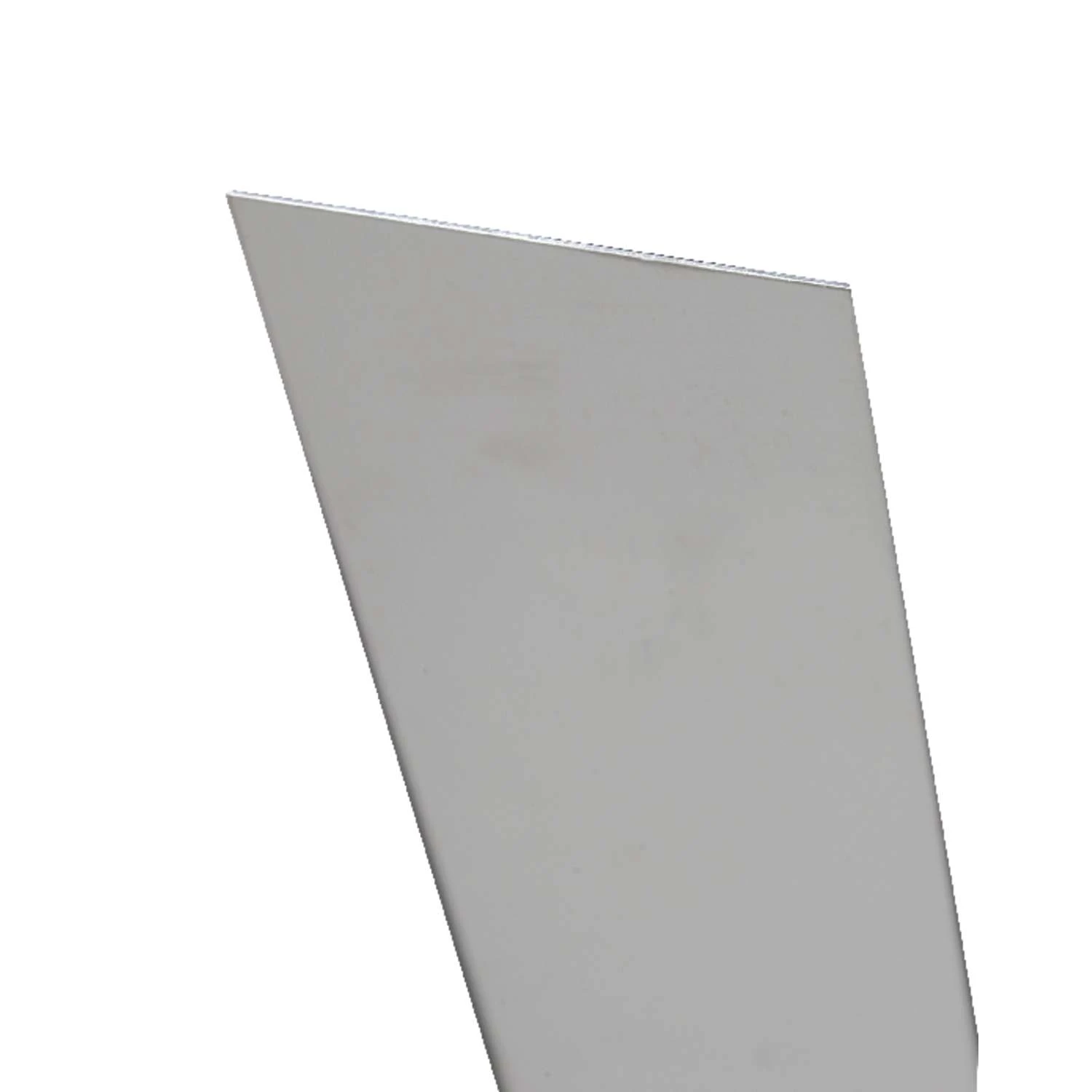 K&S 0.125 In. X 6 In. W X 12 In. L Aluminum Plain Sheet Metal 3 K&S 0.125 In. X 6 In. W X 12 In. L Aluminum Plain Sheet Metal