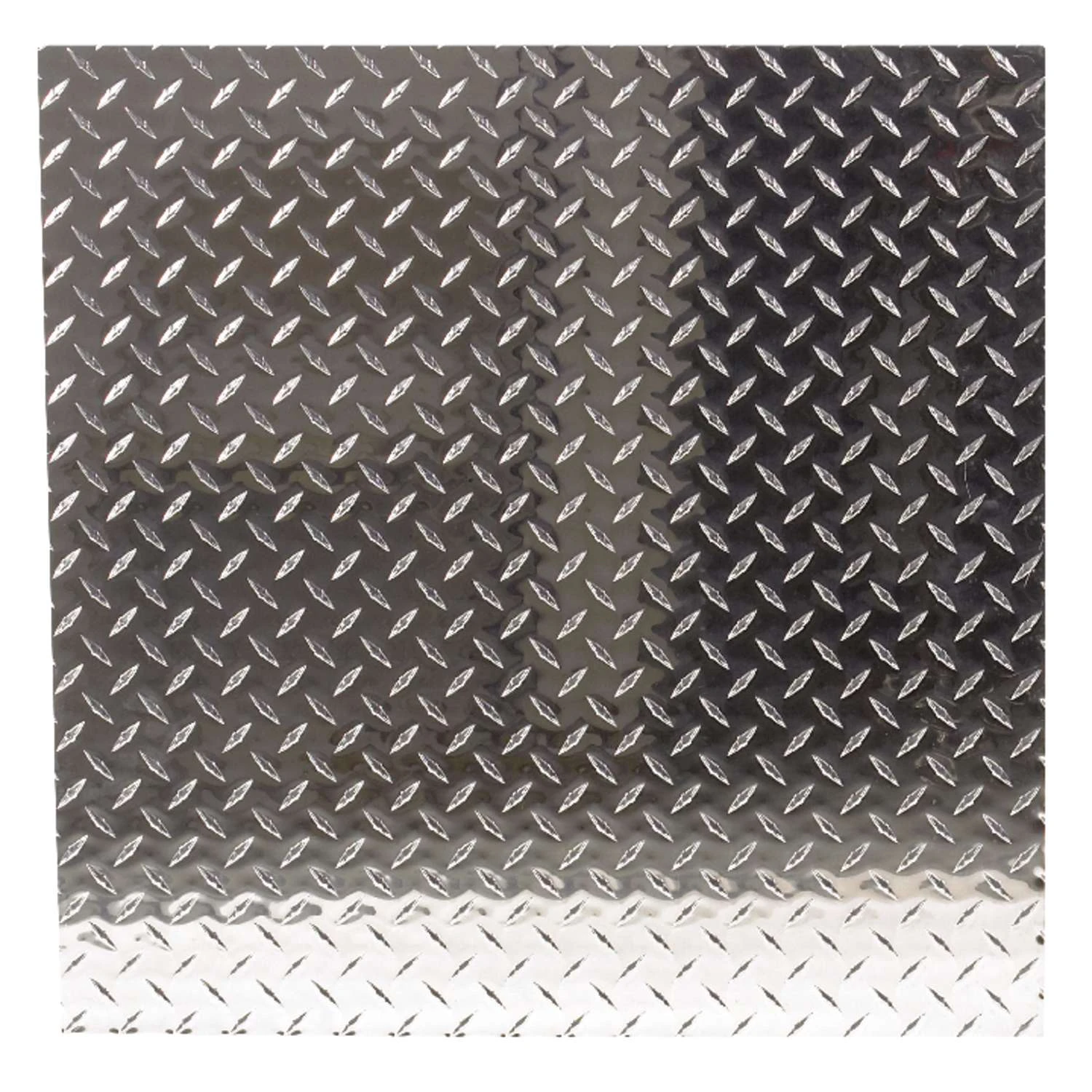 SteelWorks 0.06 In. X 24 In. W X 24 In. L Bright Aluminum Diamond Tread Plate 3 SteelWorks 0.06 In. X 24 In. W X 24 In. L Bright Aluminum Diamond Tread Plate