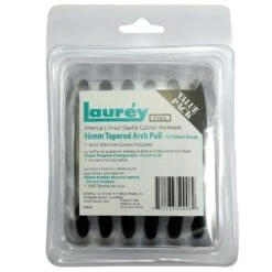Laurey Danica Tapered Bow Cabinet Pull 3-3/4 In. Oil Rubbed Bronze Black 6 Pk