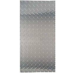 M-D 0.02 In. X 1 Ft. W X 2 Ft. L Aluminum Diamond Sheet Metal