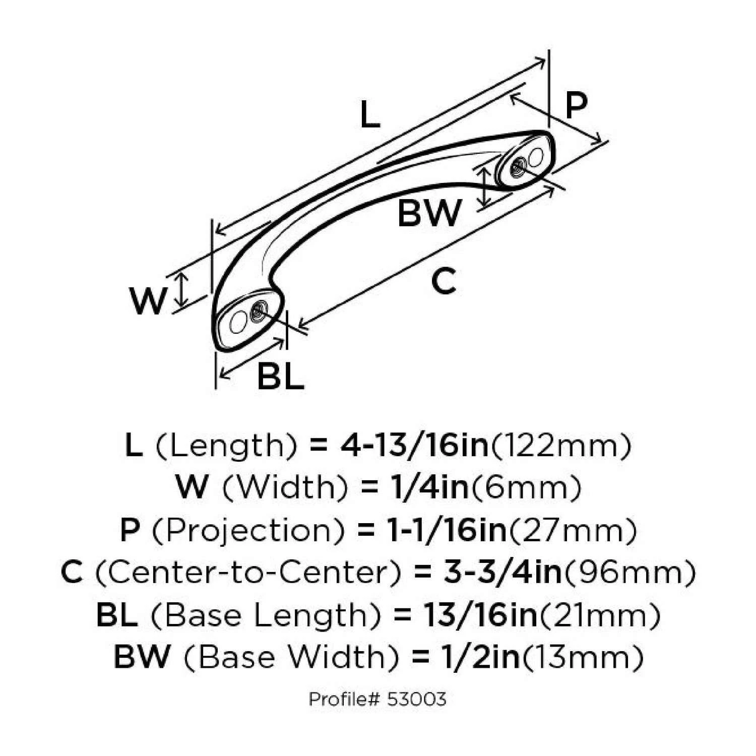 Amerock Allison Cabinet Pull 3-3/4 In. Oil Rubbed Bronze Brown 10 Pk 7 Amerock Allison Cabinet Pull 3-3/4 In. Oil Rubbed Bronze Brown 10 Pk - Image 5