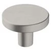 Amerock Versa Contemporary Round Cabinet Knob 1-3/8 In. D 1 In. Satin Nickel 6 Pk