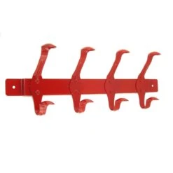 FENIX SmartHook 18 In. L Powder Coated Red Steel Contemporary Hook Rack 45 Lb. Cap. 1 Pk