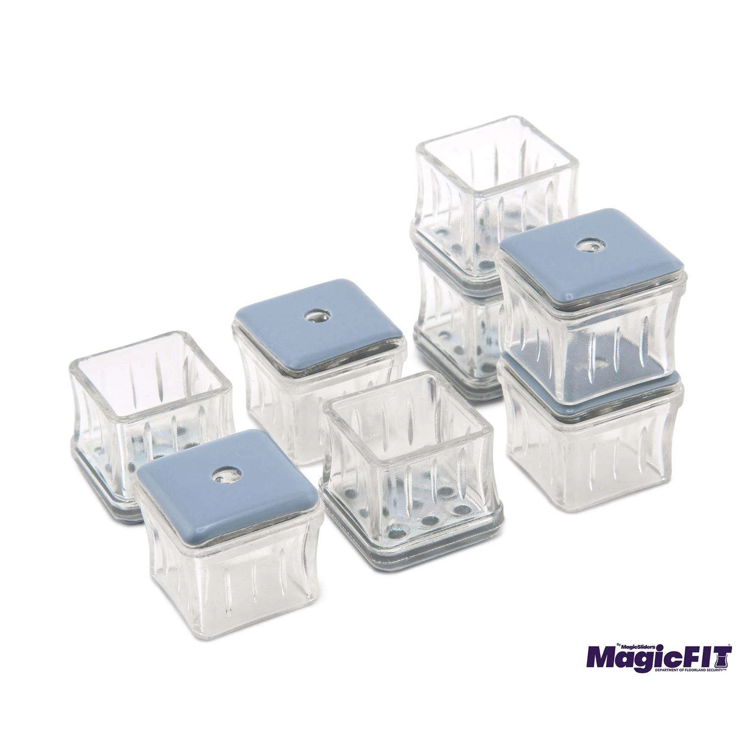 Magic Fit Magic Sliders Gray Push-On Polymer Sliding Discs 8 Pk 4 Magic Fit Magic Sliders Gray Push-On Polymer Sliding Discs 8 Pk - Image 2