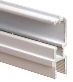 Prime-Line White Aluminum 1-1/4 In. W X 72 In. L Window Frame 1 Pk
