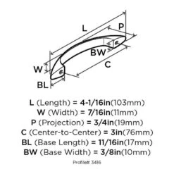 Amerock Allison Cabinet Pull 3 In. Polished Chrome 10 Pk -Supply Tools Market 4a9abf75 3226 45f8 b72a 42a620009f4e