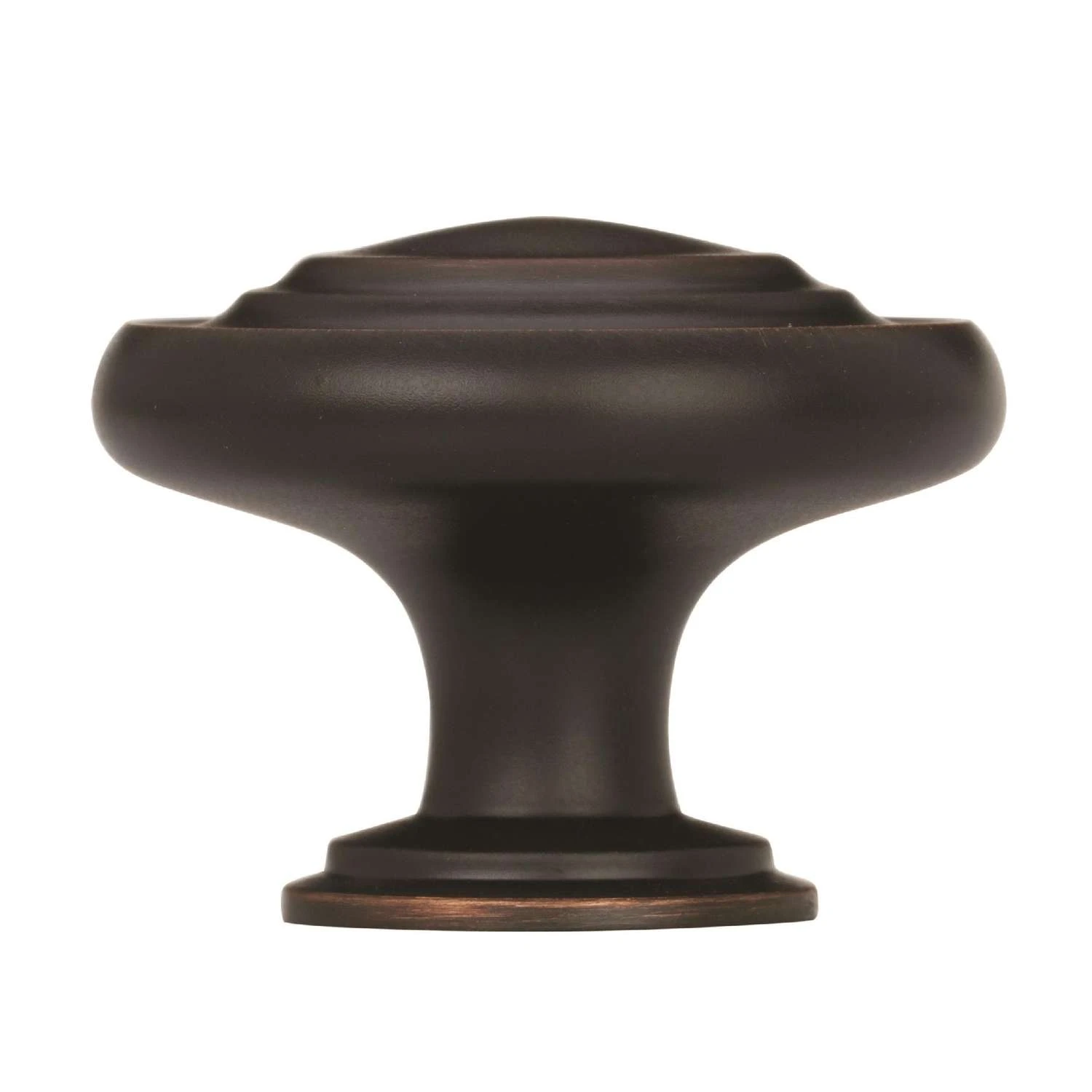 Amerock Inspirations Round Cabinet Knob 1-1/4 In. D 1 In. Oil Rubbed Bronze 10 Pk 5 Amerock Inspirations Round Cabinet Knob 1-1/4 In. D 1 In. Oil Rubbed Bronze 10 Pk - Image 3