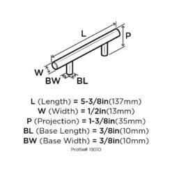 Amerock Bar Cabinet Pull 3 In. Oil-Rubbed Bronze 5 Pk -Supply Tools Market 4fcecfce 8ed9 4e1a 9edf 0e31981a3797