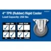 Titan 4 In. D Thermoplastic Rubber Rigid Caster 250 Lb 1 Pk 2 Titan 4 In. D Thermoplastic Rubber Rigid Caster 250 Lb 1 Pk -Supply Tools Market 5350c644 50fc 4ce2 8a2c 16efac7c4943