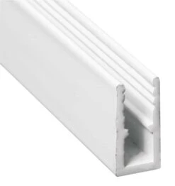 Prime-Line White Aluminum 5/16 In. W X 94 In. L Extruding Frame 1 Pk