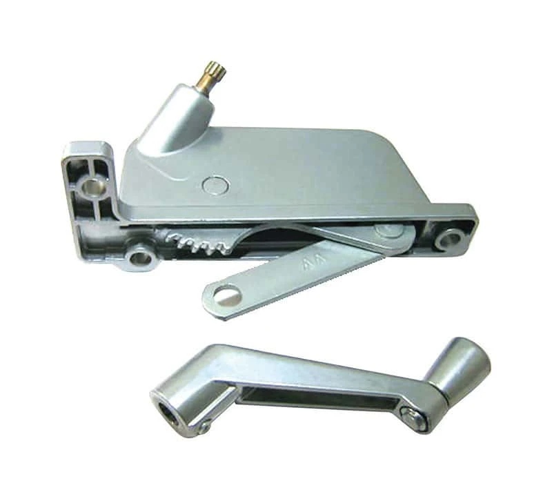 Barton Kramer Satin Silver Steel Vertical Awning Window Operator For Crown And Seasonshield 3 Barton Kramer Satin Silver Steel Vertical Awning Window Operator For Crown And Seasonshield