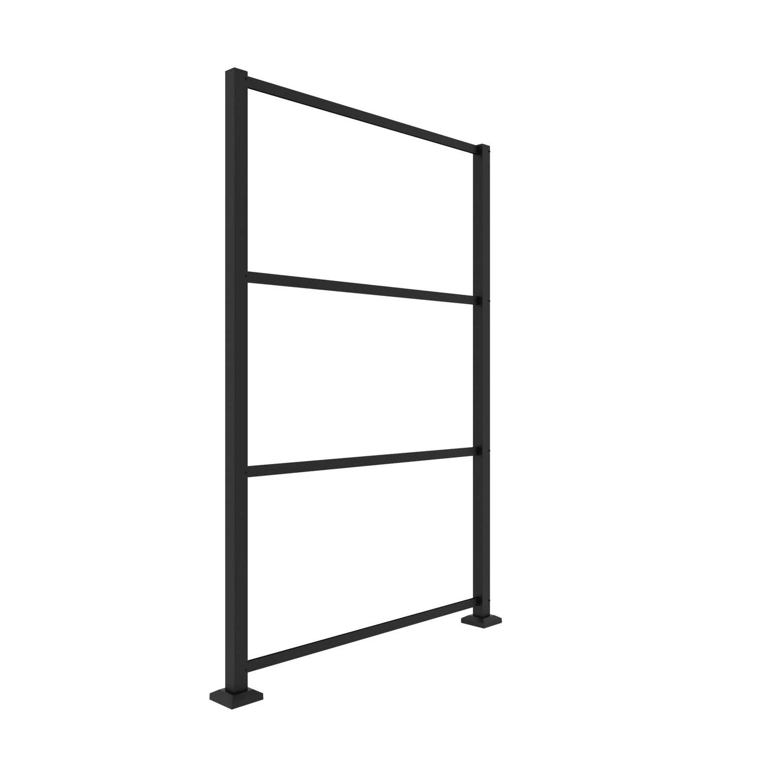 Barrette Outdoor Living Matte Black Aluminum 5 In. W X 78.5 In. L Screen Frame Kit 1 Pk 4 Barrette Outdoor Living Matte Black Aluminum 5 In. W X 78.5 In. L Screen Frame Kit 1 Pk - Image 2