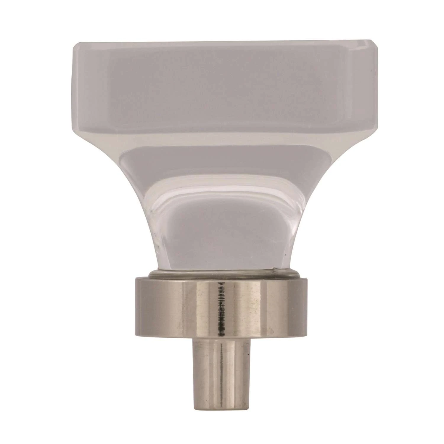Amerock Glacio Transitional Square Cabinet Knob 1-5/16 In. Polished Nickel 1 Pk 5 Amerock Glacio Transitional Square Cabinet Knob 1-5/16 In. Polished Nickel 1 Pk - Image 3
