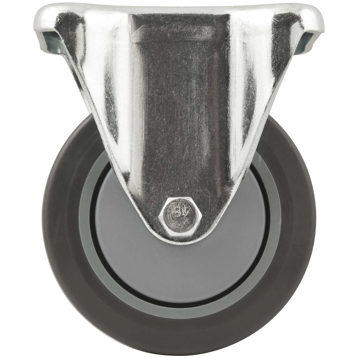 Titan 4 In. D Thermoplastic Rubber Rigid Caster 250 Lb 1 Pk 4 Titan 4 In. D Thermoplastic Rubber Rigid Caster 250 Lb 1 Pk - Image 2