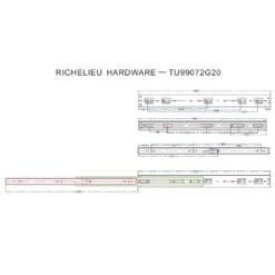 Richelieu TU9997 Series 20 In. L Steel Full Extension Drawer Slide 2 Pk 9 Richelieu TU9997 Series 20 In. L Steel Full Extension Drawer Slide 2 Pk -Supply Tools Market 6991220f b76f 4b90 a81e 094426592753