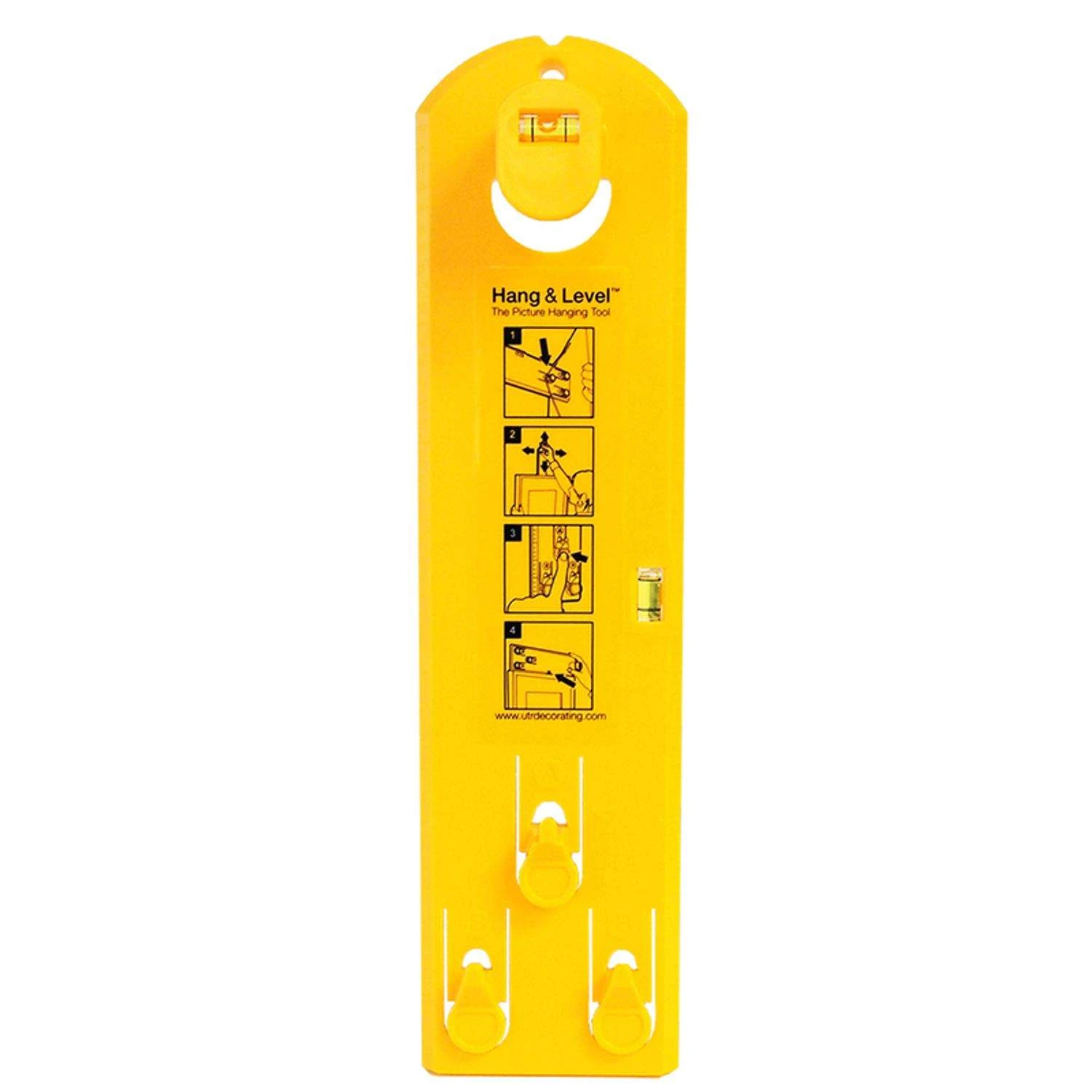 Hang And Level Yellow Hang And Level Picture Hanger 10 Lb 1 Each 6 Hang And Level Yellow Hang And Level Picture Hanger 10 Lb 1 Each - Image 4