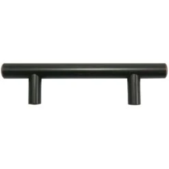 Laurey Melrose T-Bar Cabinet Pull 7-9/16 In. Oil Rubbed Bronze Black 1 Pk