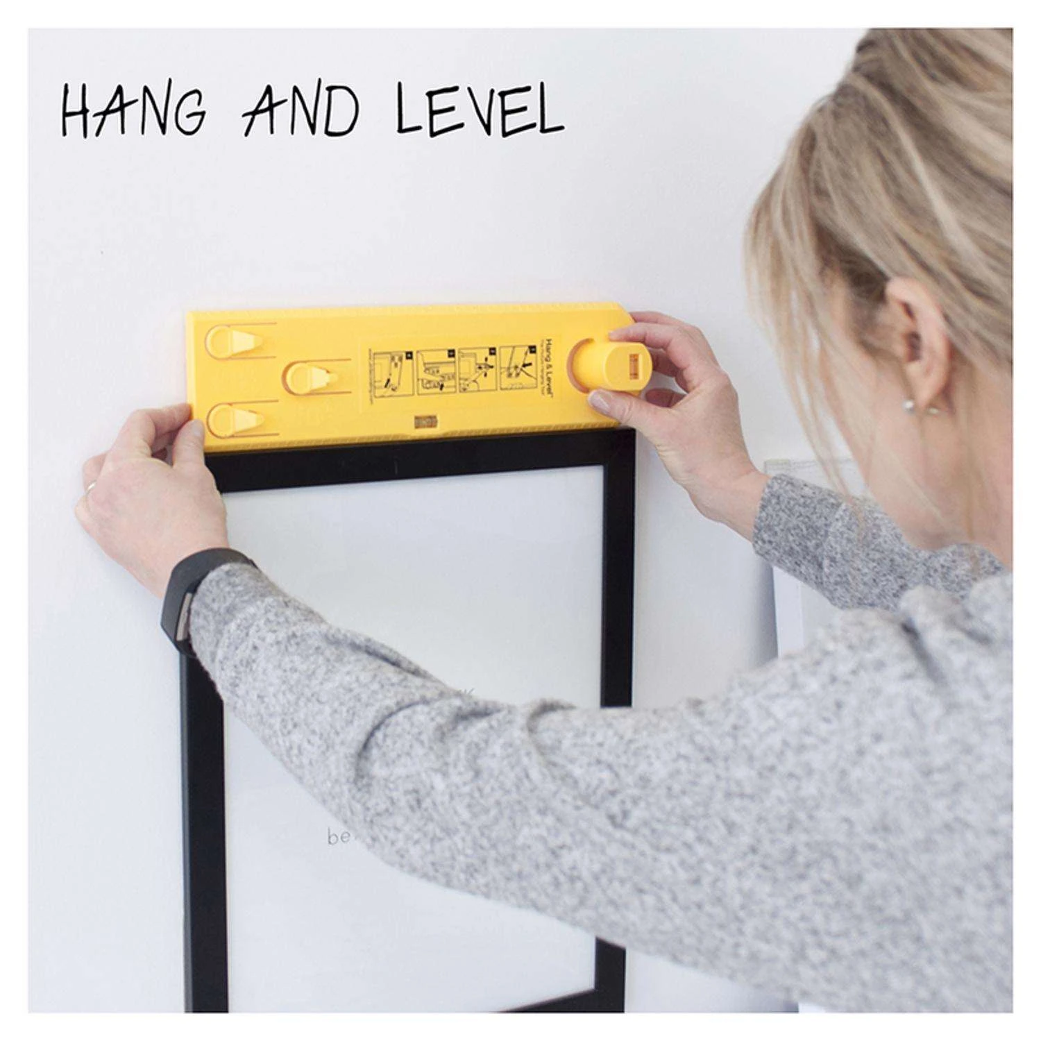 Hang And Level Yellow Hang And Level Picture Hanger 10 Lb 1 Each 10 Hang And Level Yellow Hang And Level Picture Hanger 10 Lb 1 Each - Image 8