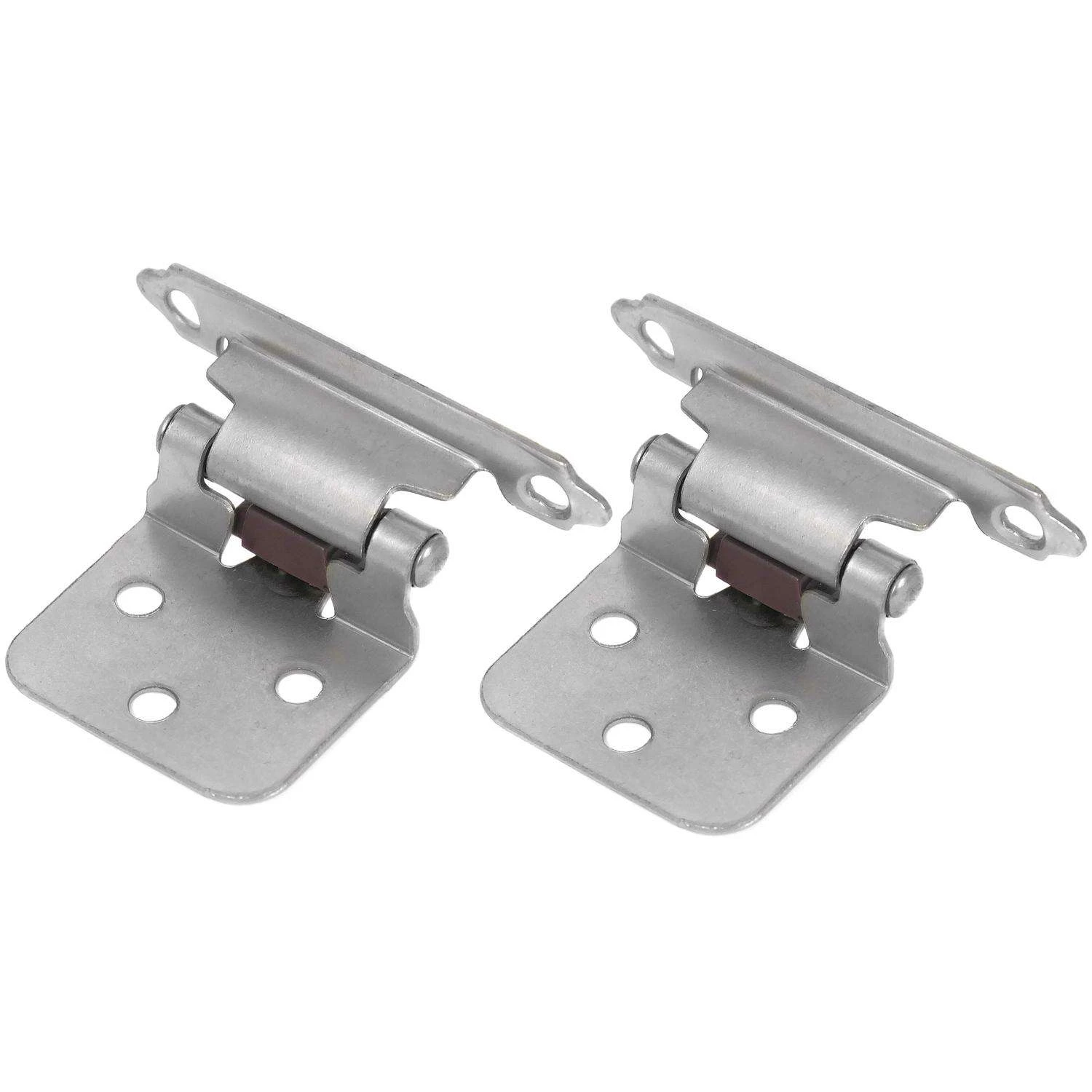 Laurey 1-5/8 In. W X 2-3/4 In. L Brushed Satin Nickel Silver Metal Cabinet Hinge 2 Pk 3 Laurey 1-5/8 In. W X 2-3/4 In. L Brushed Satin Nickel Silver Metal Cabinet Hinge 2 Pk