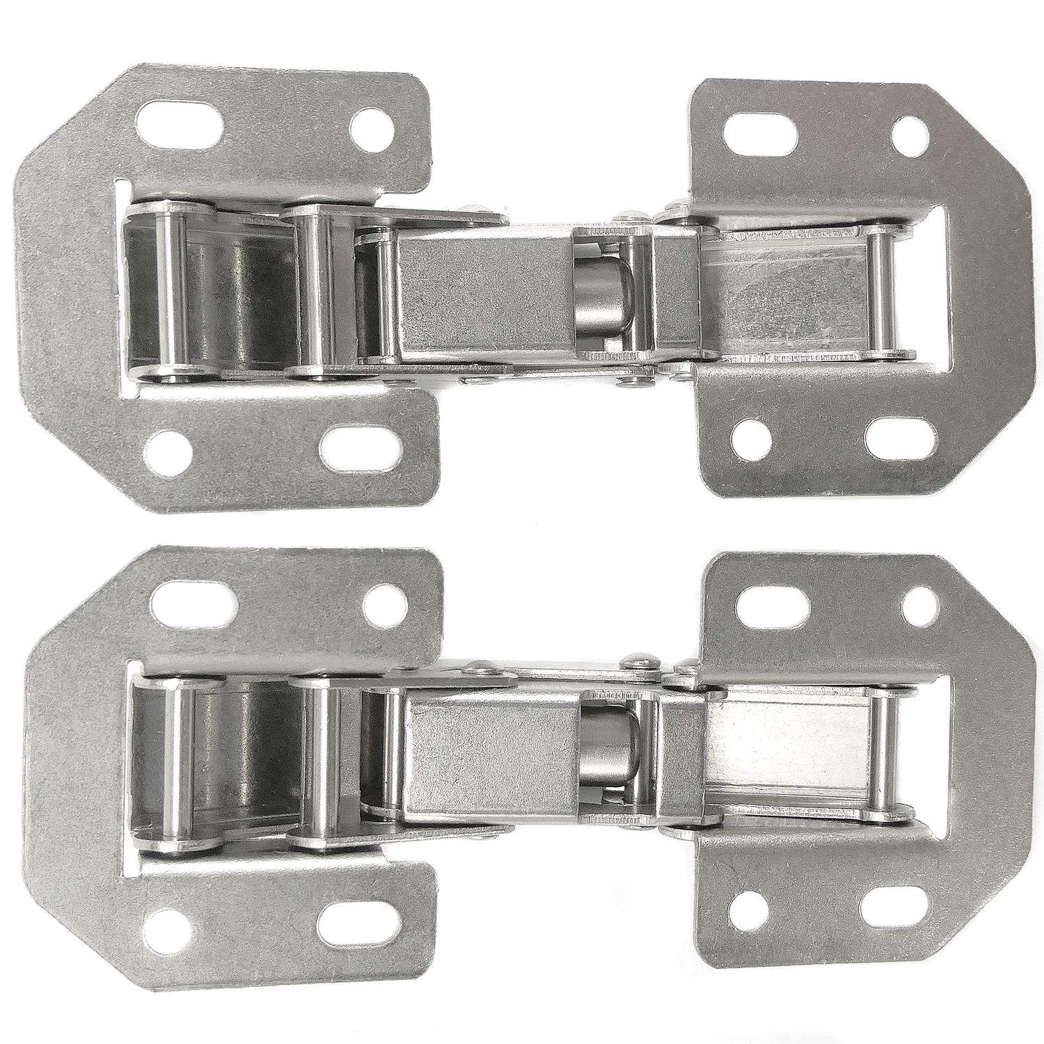 Laurey 2 In. W X 5 In. L Chrome Steel Cabinet Hinge 2 Pk 4 Laurey 2 In. W X 5 In. L Chrome Steel Cabinet Hinge 2 Pk - Image 2