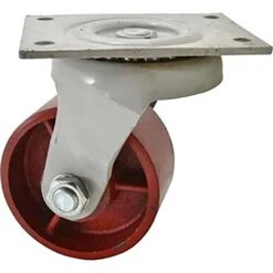 The Fairbanks Company 8 In. D Swivel Ductile Iron Caster 2500 Lb 1 Pk