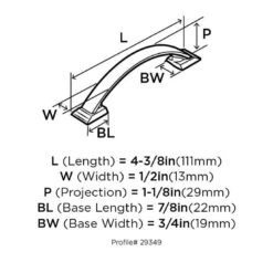 Amerock Candler Half Oval Arch Cabinet Pull 3 In. Satin Nickel 5 Pk 12 Amerock Candler Half Oval Arch Cabinet Pull 3 In. Satin Nickel 5 Pk -Supply Tools Market 7a8c0dca 2f27 466e 9bd5 3a467d88a445