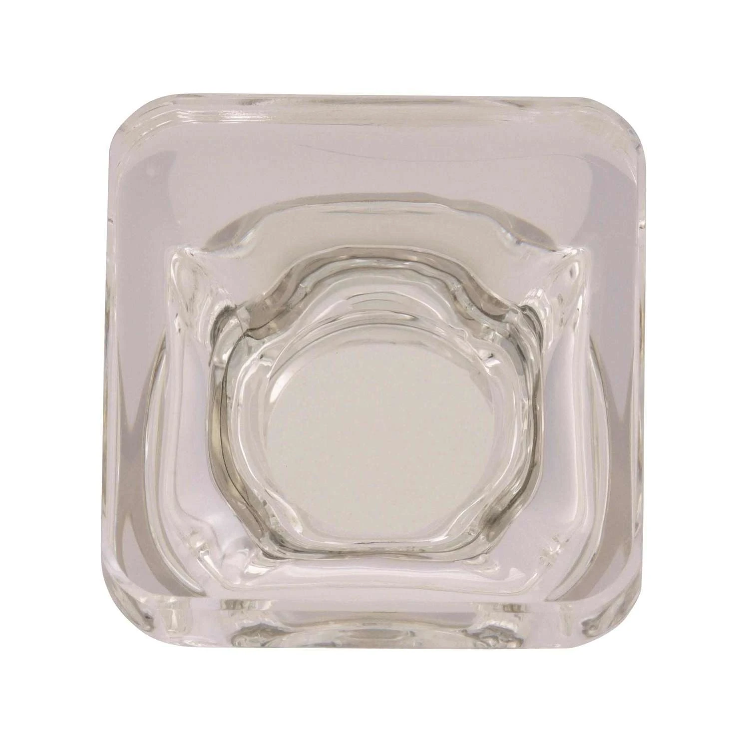 Amerock Glacio Transitional Square Cabinet Knob 1-5/16 In. Polished Nickel 1 Pk 4 Amerock Glacio Transitional Square Cabinet Knob 1-5/16 In. Polished Nickel 1 Pk - Image 2