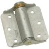 National Hardware 3 In. L Galvanized Silver Steel Spring Hinge 2 Pk