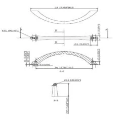 Richelieu Contemporary Arch Cabinet Pull 3-25/32 In. Brushed Nickel Silver 10 Pk -Supply Tools Market 849c480d 45fb 4754 b3f0 9caa01134f2c
