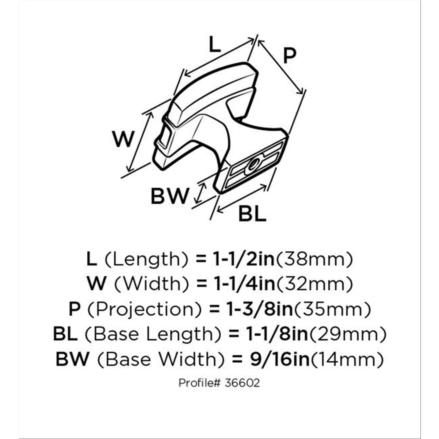 Amerock Davenport Square Cabinet Knob 1-3/8 In. Gunmetal 1 Pk 6 Amerock Davenport Square Cabinet Knob 1-3/8 In. Gunmetal 1 Pk - Image 4